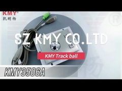 Optical Mouse IP65 Waterproof Stainless Steel Industrial Metal Trackball USB Interface