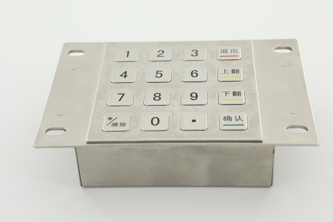 3.6N Keycaps Encrypted Pin Pad 10 Numeric Keys PCI 4.0 ATM Machine Keypad